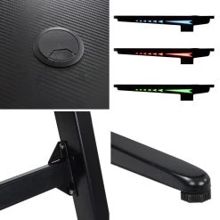 Happy Garden Bureau Gamer à LED ALICE -Magasin Dépôt Privé tbl05 03 1