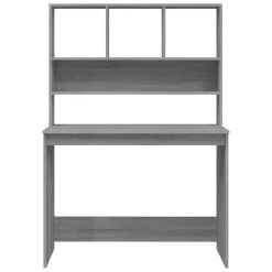 VidaXL Bureau Avec étagères Sonoma Gris 102x45x148cm Bois D'ingénie... -Magasin Dépôt Privé vidaxl bureau avec etageres sonoma gris 102x45x148cm bois dingenierie 14082868 39126688 1140x1140