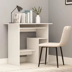 VidaXL Bureau Blanc 80 X 45 X 74 Cm Aggloméré