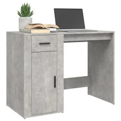 VidaXL Bureau Gris Béton 100x49x75 Cm Bois D'ingénierie 7 VidaXL Bureau Gris Béton 100x49x75 Cm Bois D'ingénierie -Magasin Dépôt Privé vidaxl bureau gris beton 100x49x75 cm bois dingenierie 14082848 39126586 1140x1140