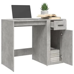 VidaXL Bureau Gris Béton 100x49x75 Cm Bois D'ingénierie 8 VidaXL Bureau Gris Béton 100x49x75 Cm Bois D'ingénierie -Magasin Dépôt Privé vidaxl bureau gris beton 100x49x75 cm bois dingenierie 14082848 39126588 1140x1140