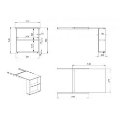 Vipack Bureau De Lit Enfant Pino 94cm Gris 5 Vipack Bureau De Lit Enfant Pino 94cm Gris -Magasin Dépôt Privé vipack bureau de lit enfant pino 94cm gris 10012110 25756654 1140x1140